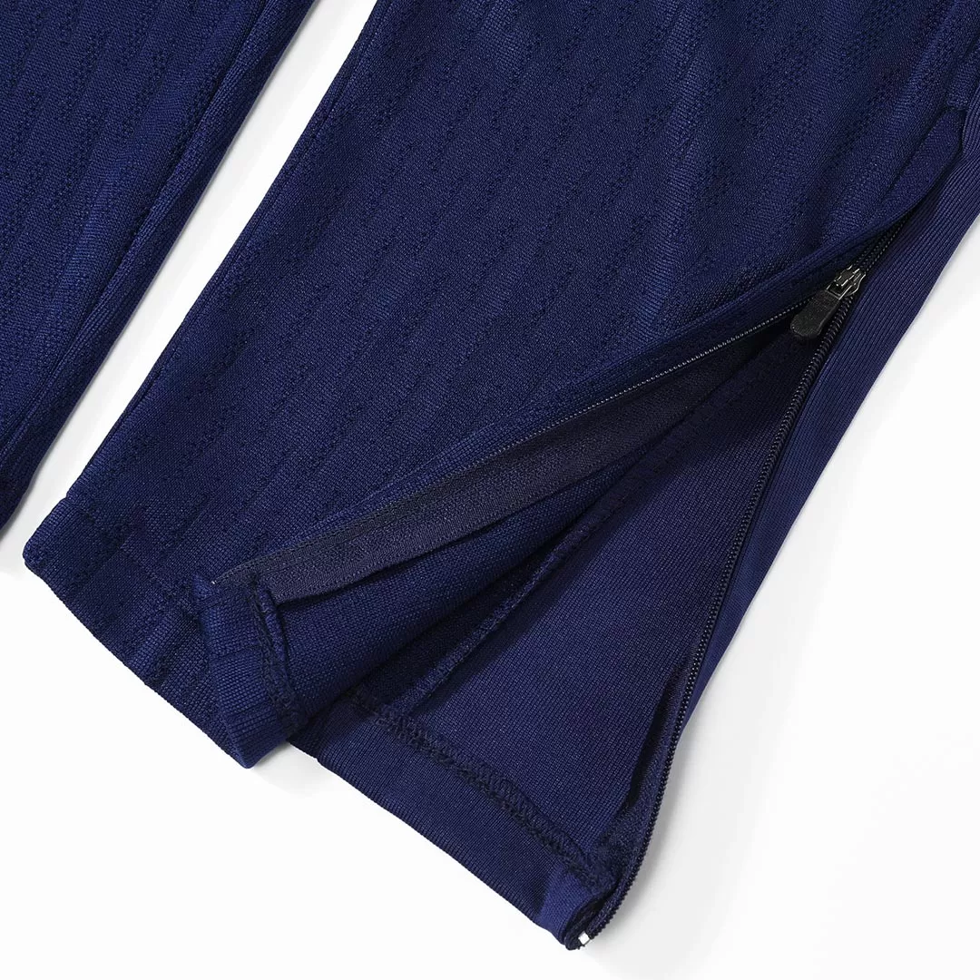 Barcelona 1/4 Zip Tracksuit 2025/26 Black&Orange - Image 21