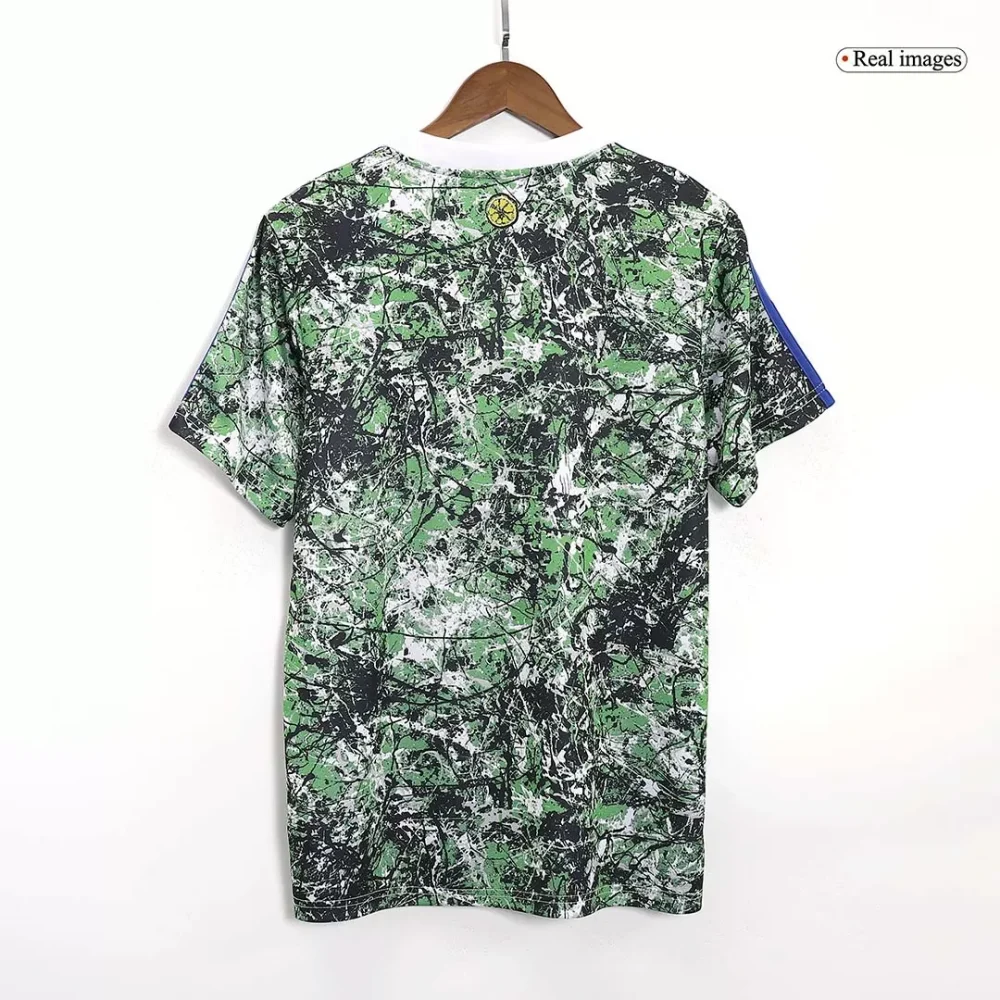 Manchester United X Stone Roses Pre-Match Soccer Jersey 2023/24 Green - Image 5