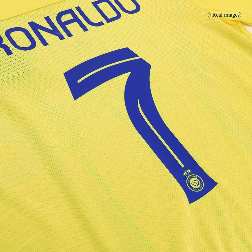 RONALDO #7 Al Nassr Home Soccer Jersey 2023/24 - Image 7