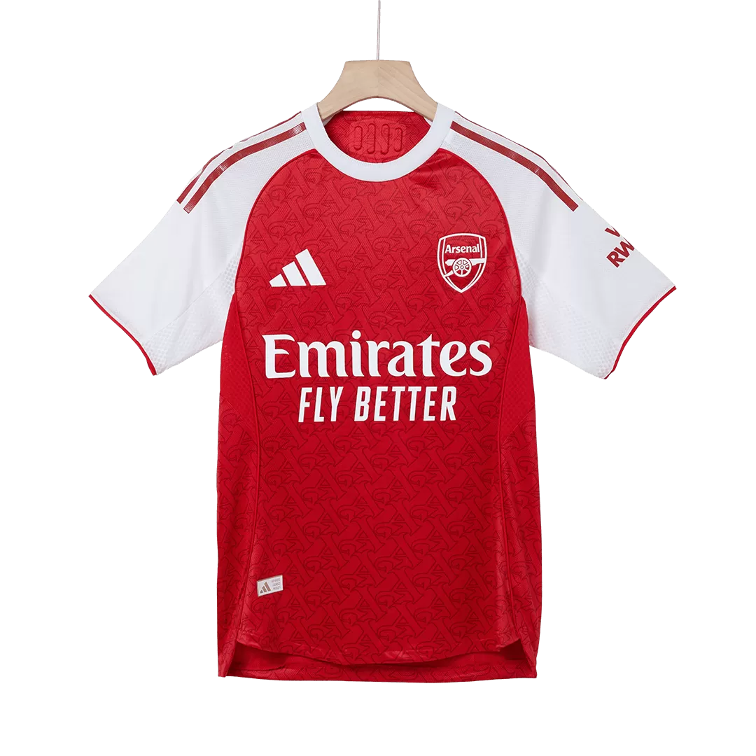 SALIBA #2 Arsenal Home Authentic Soccer Jersey 2025/26 - Image 5