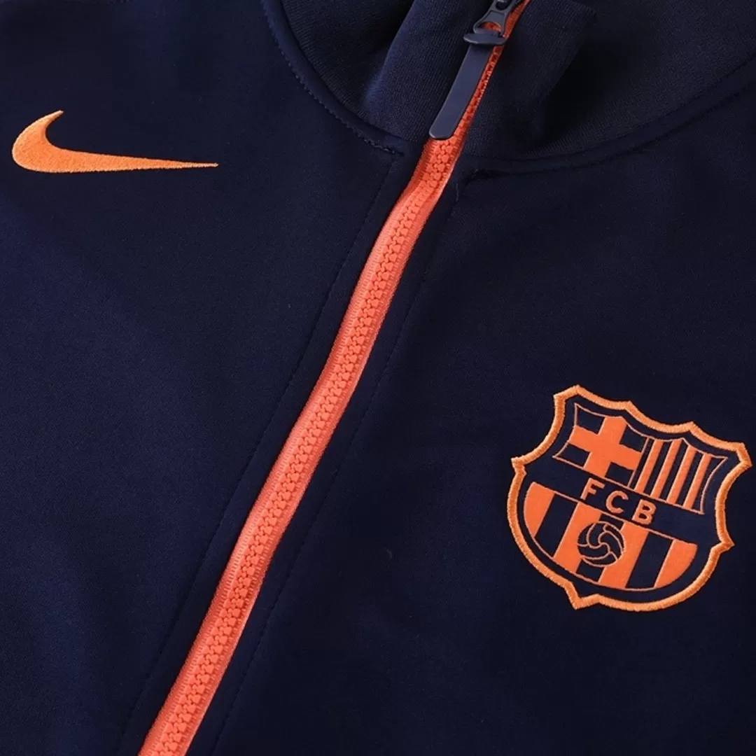 Barcelona Jacket Tracksuit 2025/26 Navy&Orange - Image 7