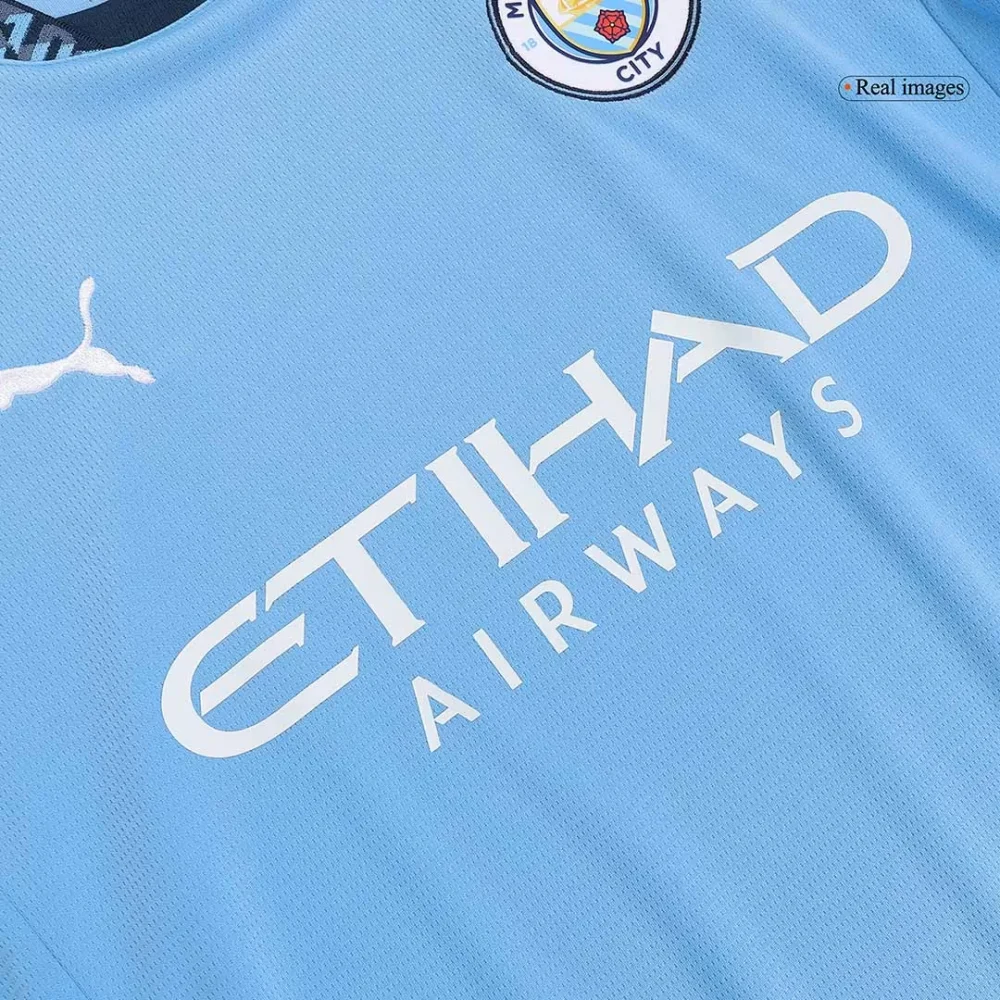 HAALAND #9 Manchester City Home Soccer Jersey - UCL - Image 5