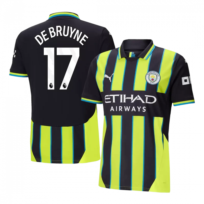 DE BRUYNE #17 Manchester City Away Soccer Jersey
