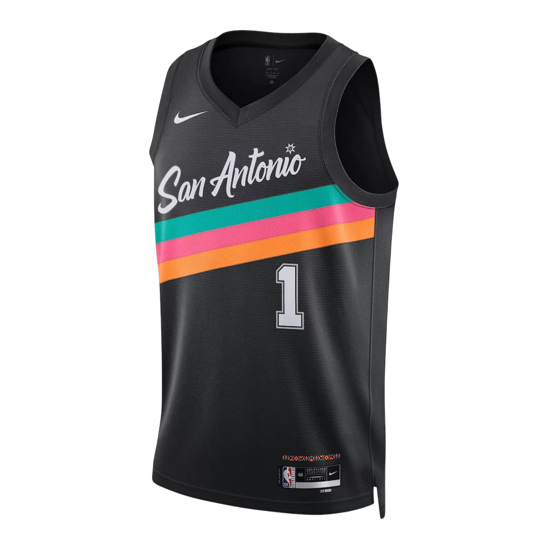 Wembanyama #1 San Antonio Spurs Swingman NBA Jersey 2025/26 - City Edition - Image 2