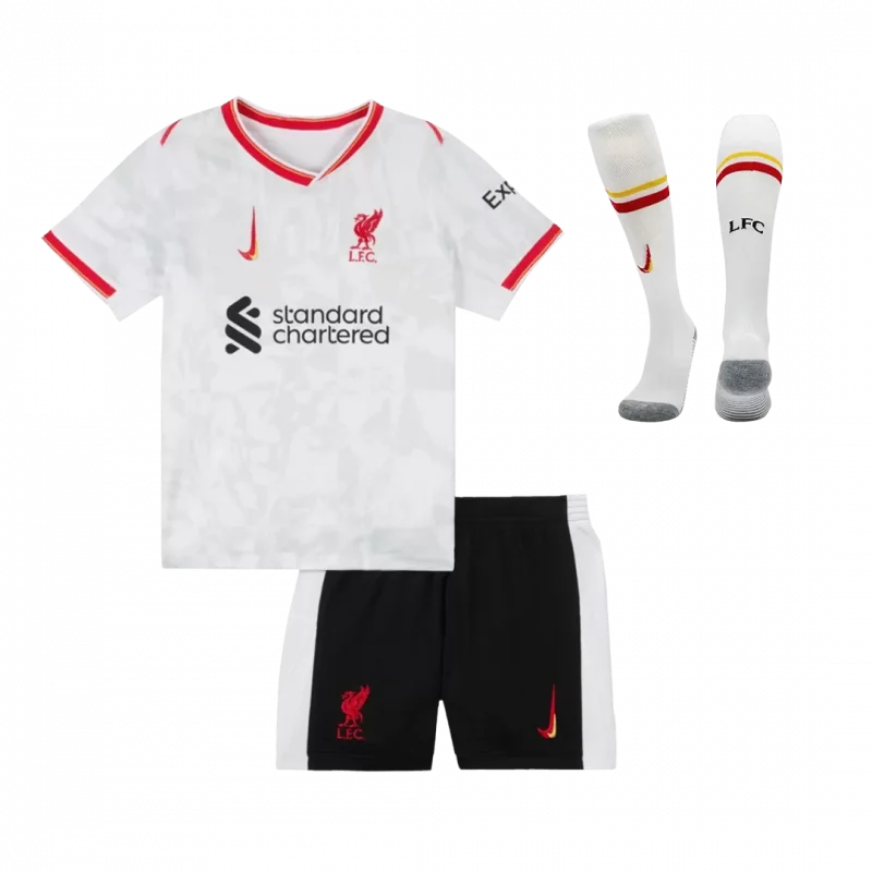 Liverpool Third Away Kids Soccer Jerseys Full Kit