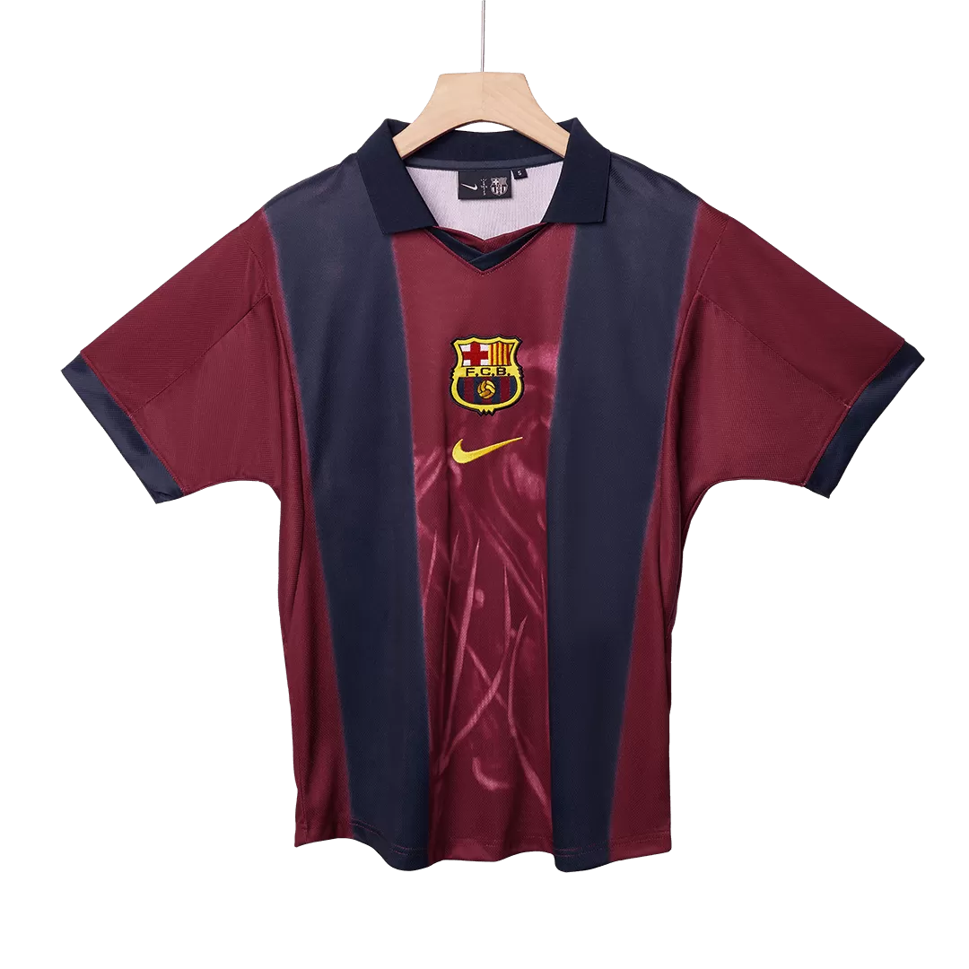 Vintage Soccer Jersey Barcelona X CJ Home 2000/01 - Image 4