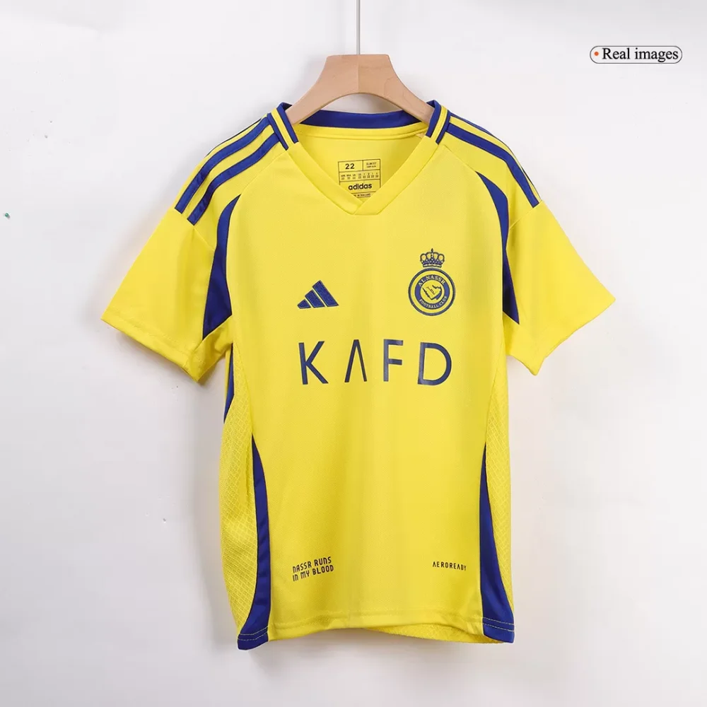 Al Nassr Home Kids Soccer Jerseys Kit - Image 4