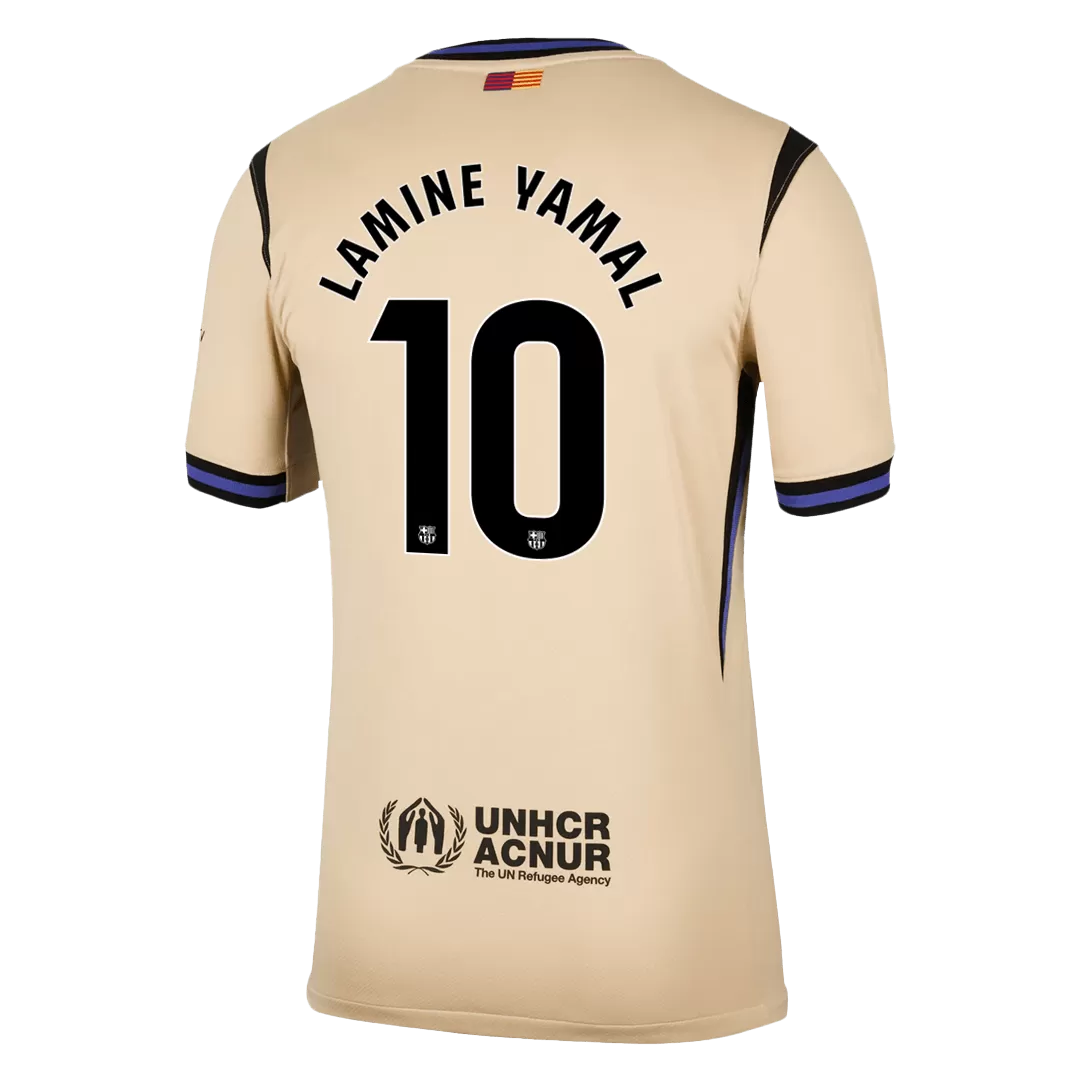 LAMINE YAMAL #10 Barcelona Away Soccer Jersey 2025/26 - Image 3