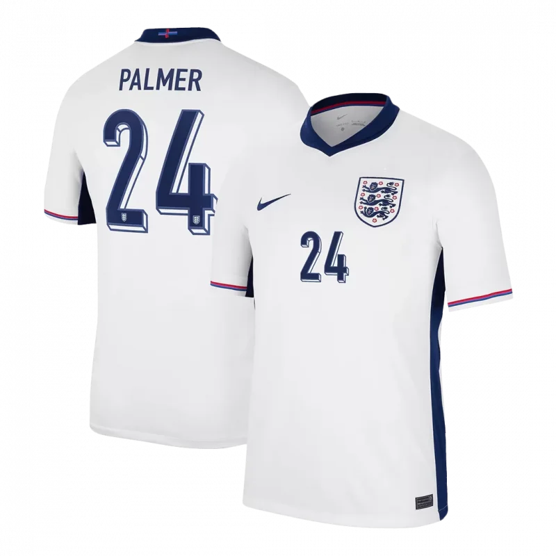 PALMER #24 England Home Soccer Jersey EURO
