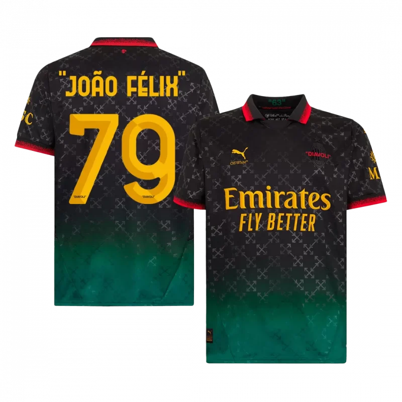 "JOÃO FÉLIX" #79 AC Milan Fourth Away Soccer Jersey