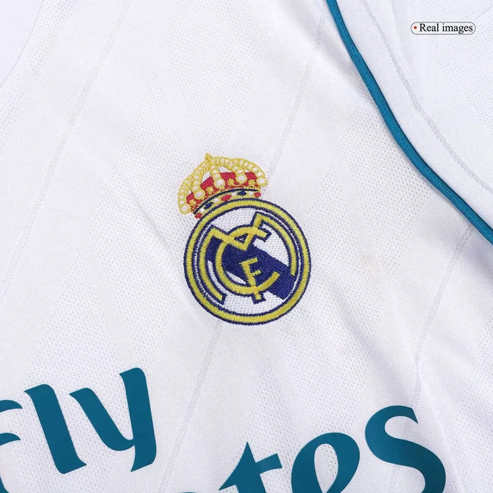 Vintage Soccer Jersey BENZEMA #9 Real Madrid Home 2017/18 - Image 8