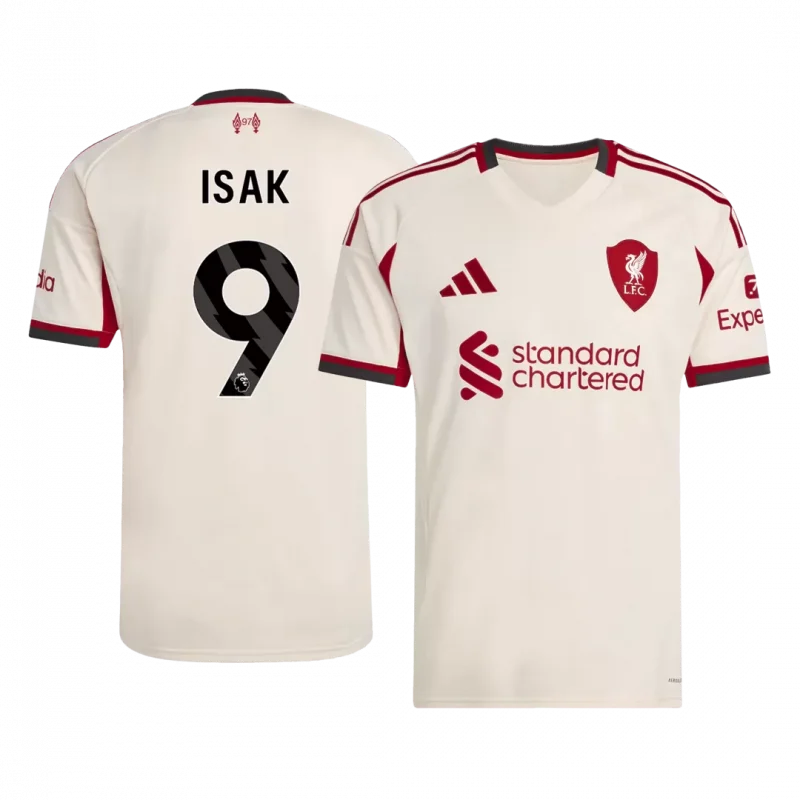 ISAK #9 Liverpool Away Soccer Jersey 2025/26