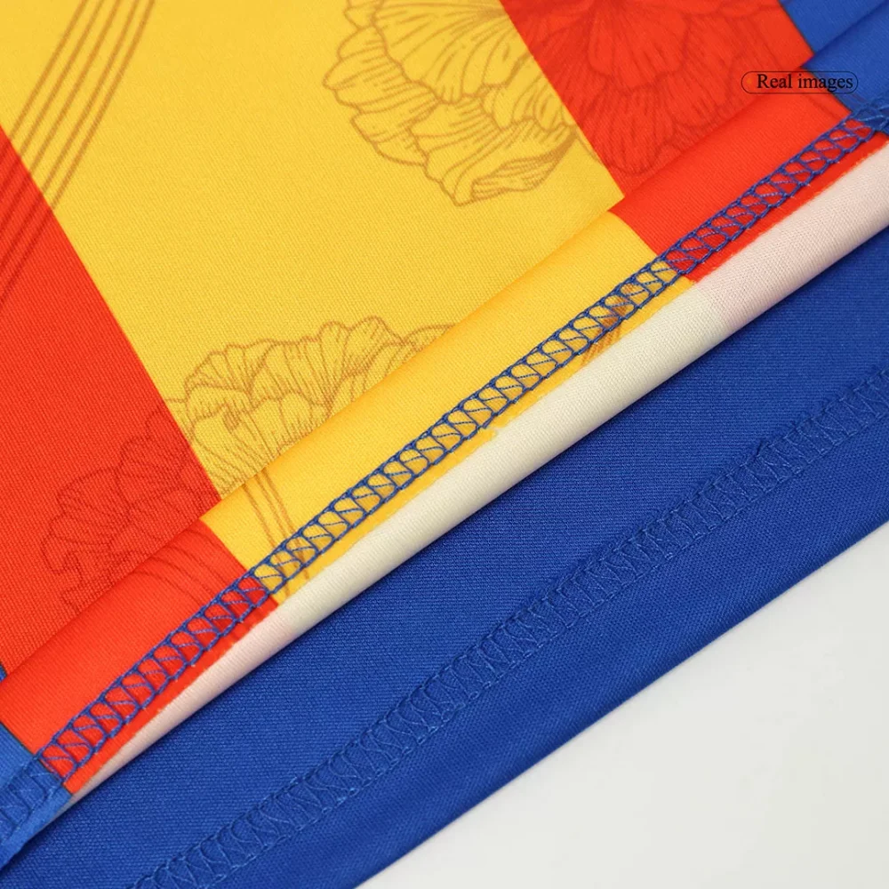 Spain Pre-Match Soccer Jersey EURO Blue - Image 11