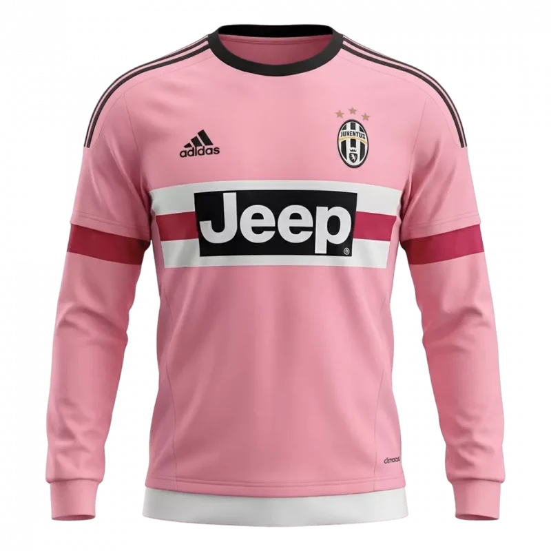 Retro Soccer Jersey Juventus Away Long Sleeve 2015/16