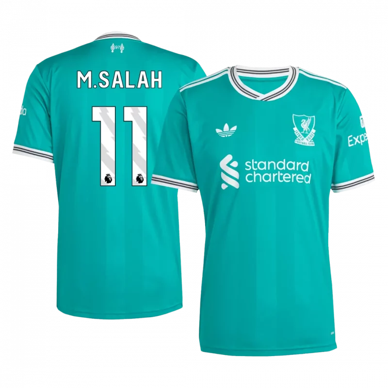 M.SALAH #11 Liverpool Third Away Soccer Jersey 2025/26