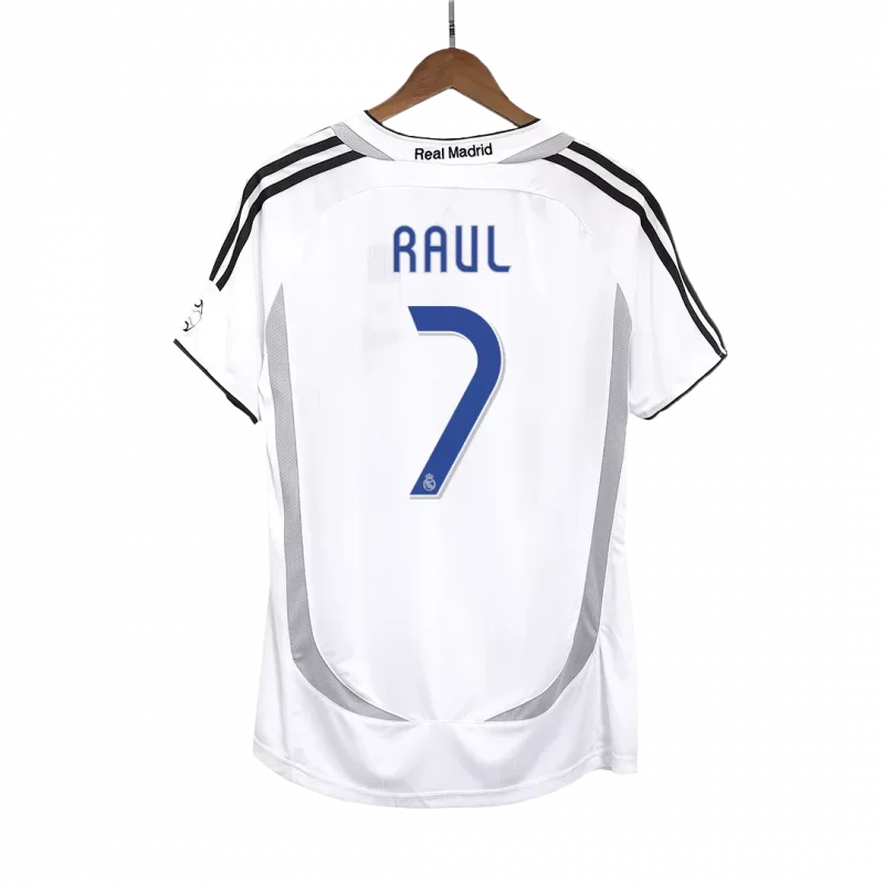 Vintage Soccer Jersey RAUL #7 Real Madrid Home 2006/07