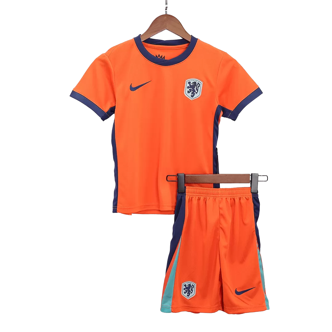 Netherlands Home Kids Soccer Jerseys Full Kit EURO - Image 3