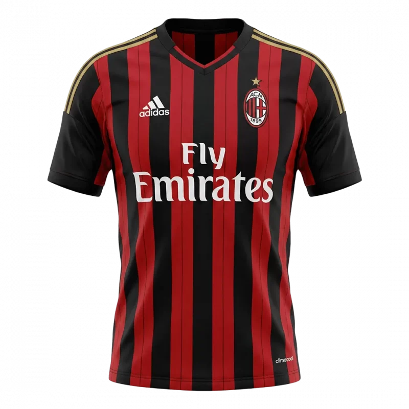 Retro Soccer Jersey AC Milan Home 2013/14