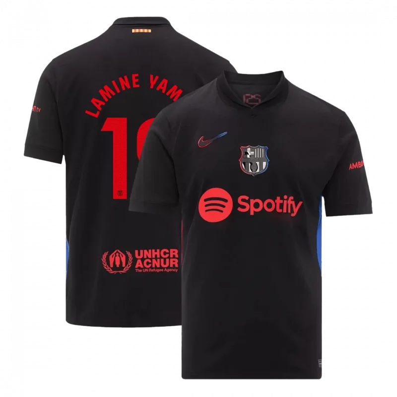 LAMINE YAMAL #19 Barcelona Away Soccer Jersey