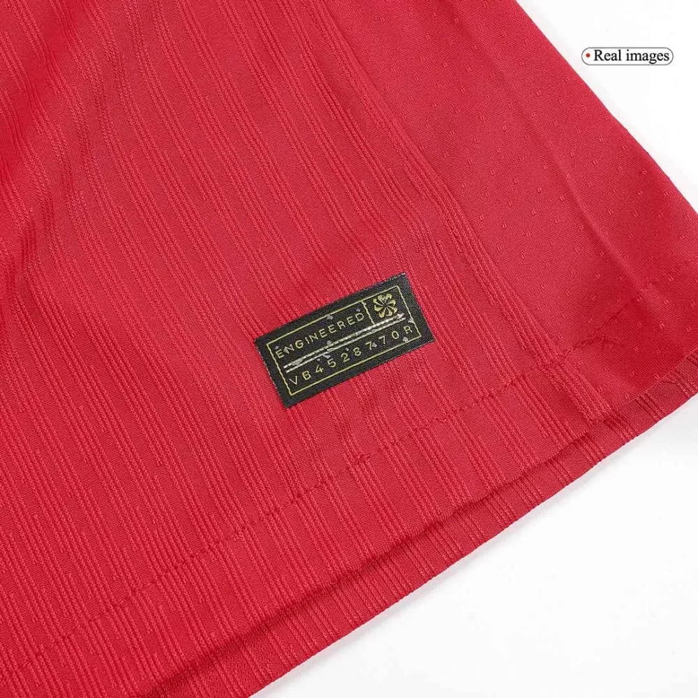 Portugal Home Authentic Soccer Jersey EURO - Image 12