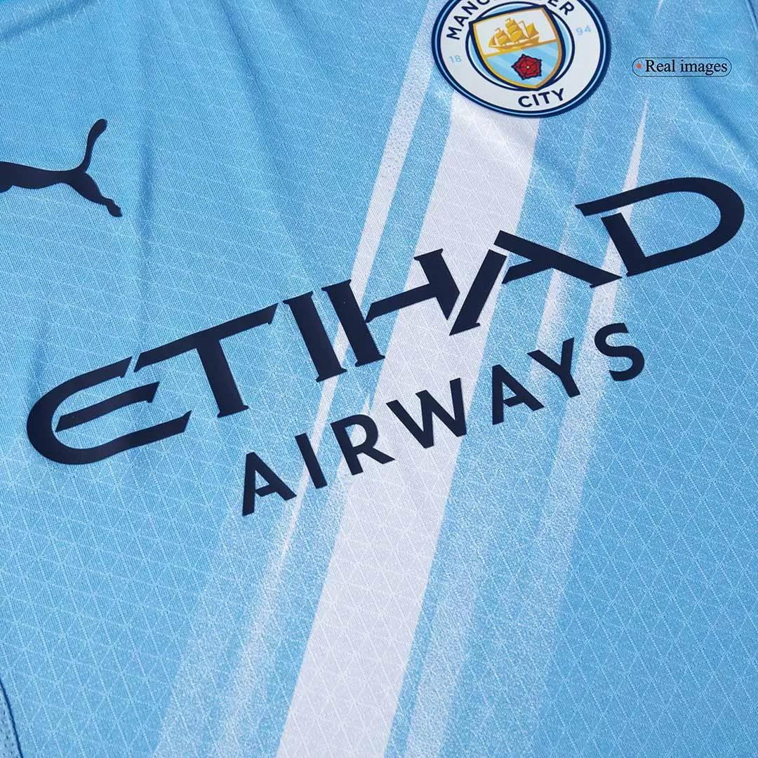 REIJNDERS #4 Manchester City Home Authentic Soccer Jersey 2025/26 - Image 10