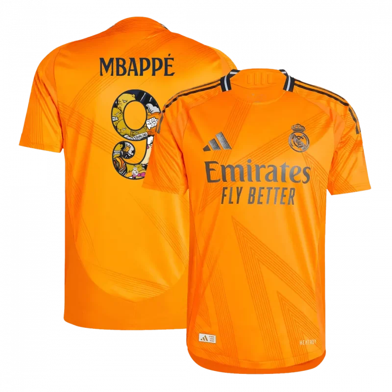MBAPPÉ #9 Real Madrid Away Authentic Soccer Jersey