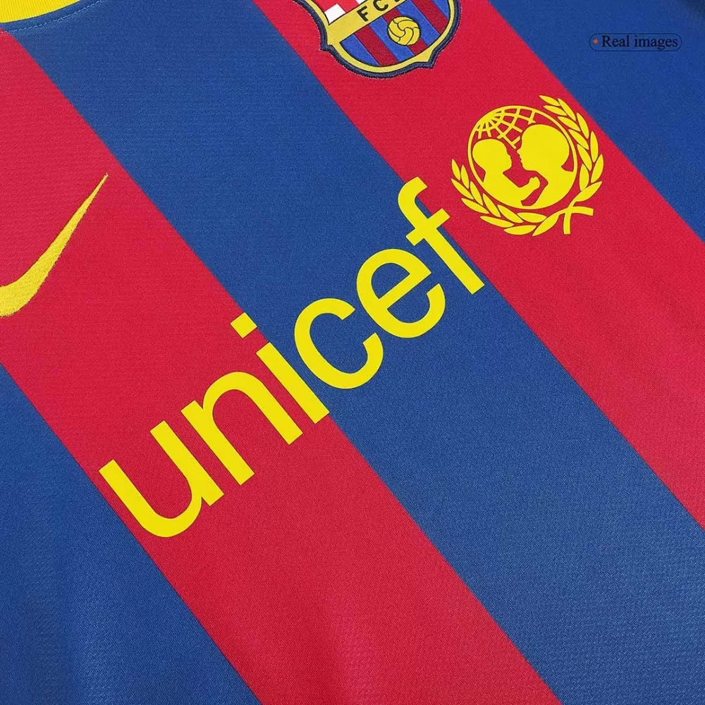 Vintage Soccer Jersey DAVID VILLA #7 Barcelona Home 2010/11 - Image 7