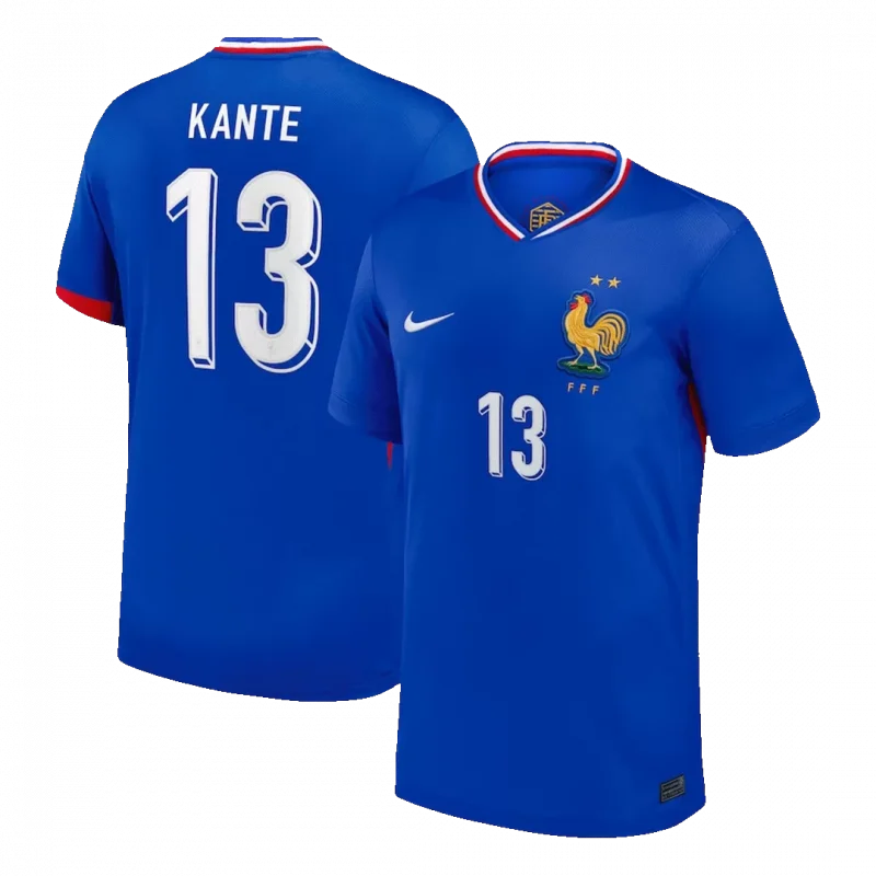 KANTE #13 France Home Soccer Jersey EURO