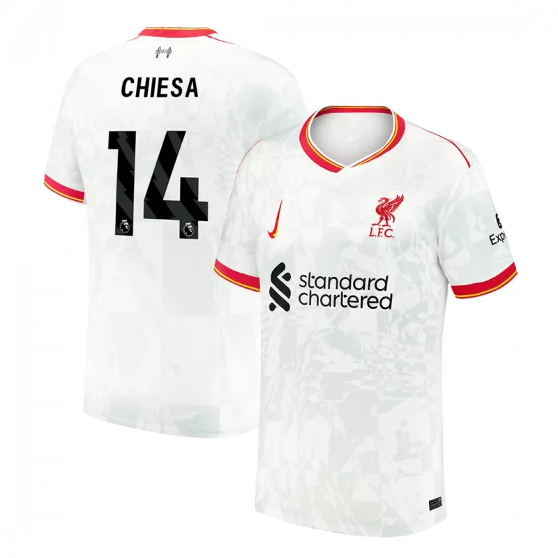 CHIESA #14 Liverpool Third Away Soccer Jersey