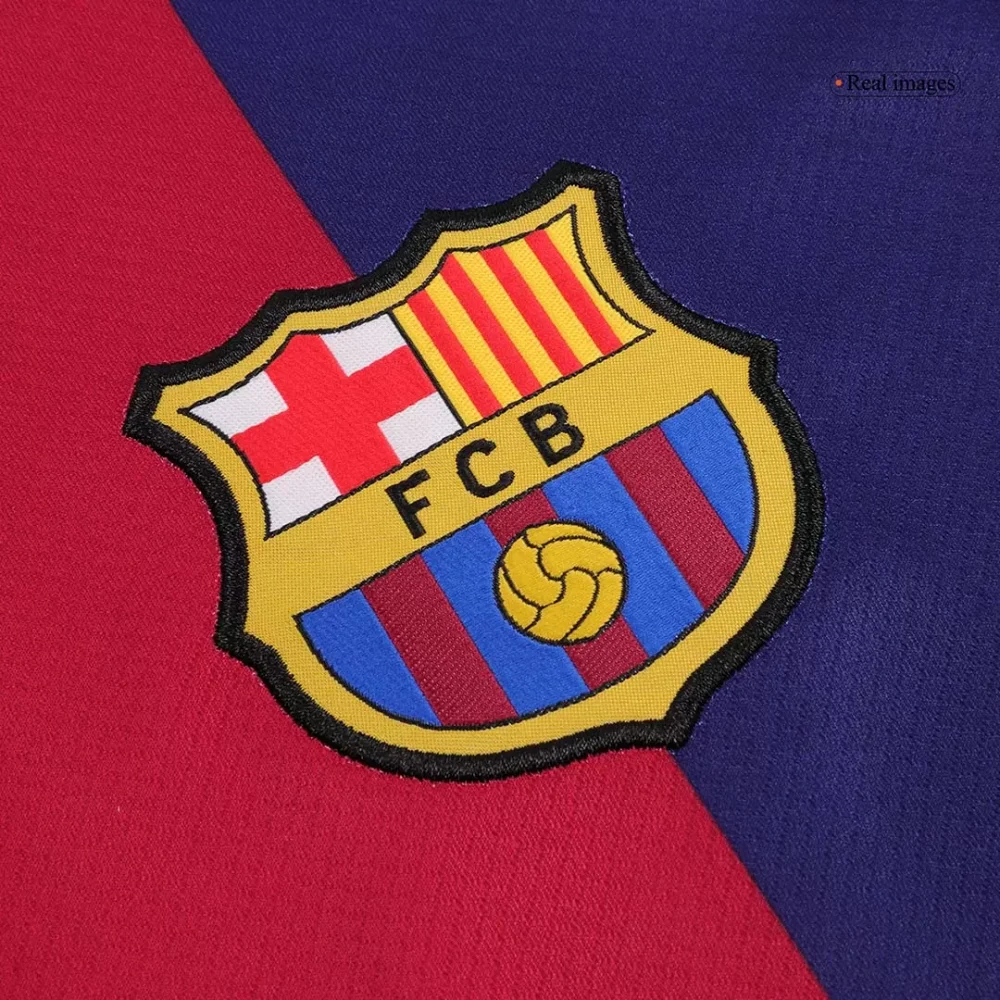 LEWANDOWSKI #9 Barcelona Home Soccer Jersey - Spotify Logo Without Text - Image 7