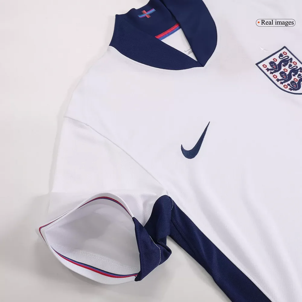 SAKA #7 England Home Soccer Jersey EURO - Image 3