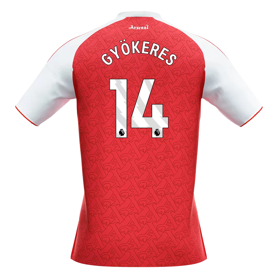 GYÖKERES #14 Arsenal Home Soccer Jersey 2025/26 - Image 2