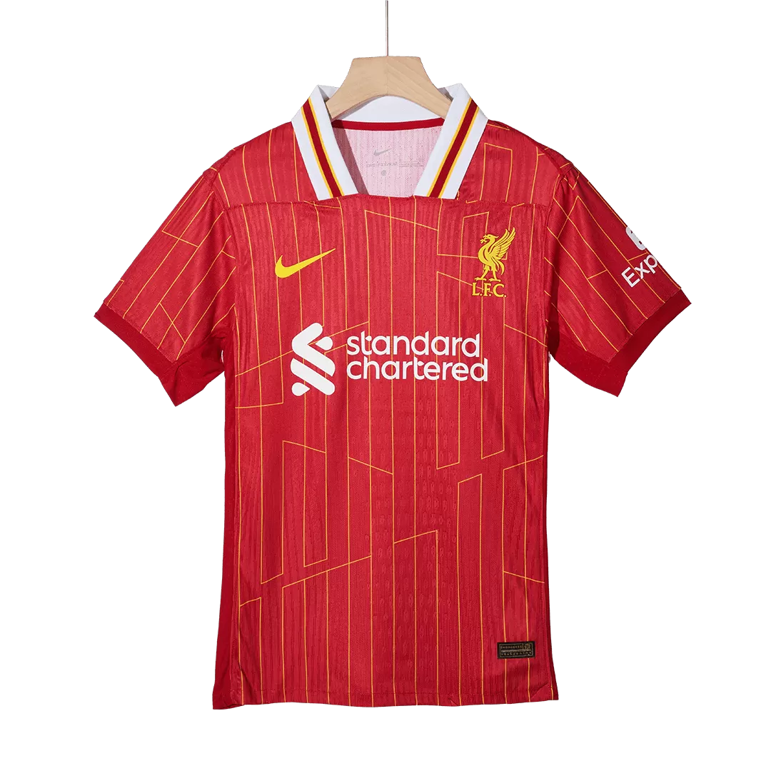CHAMPIONS #20 Liverpool Home Authentic Soccer Jersey - Image 4