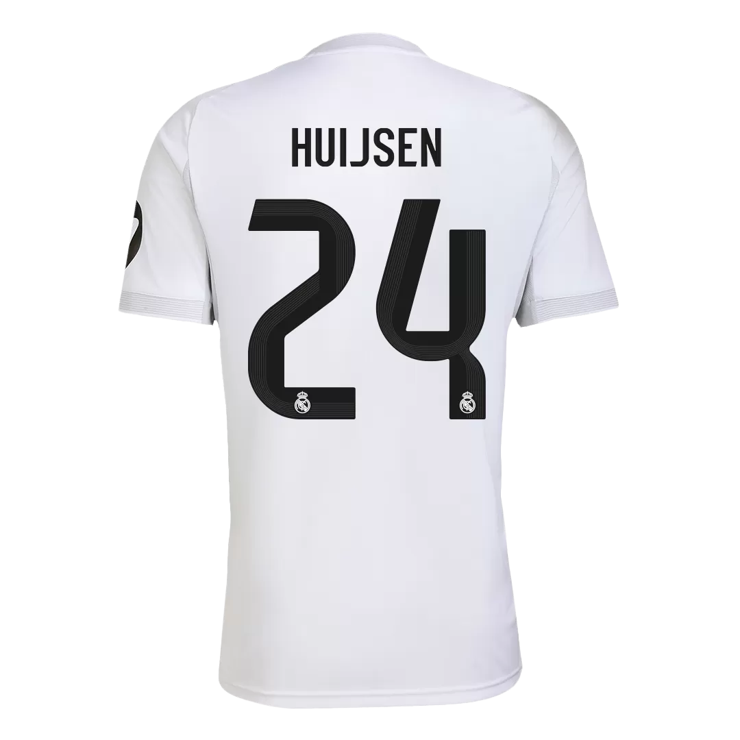 HUIJSEN #24 Real Madrid Home Soccer Jersey 2025/26 - Image 2