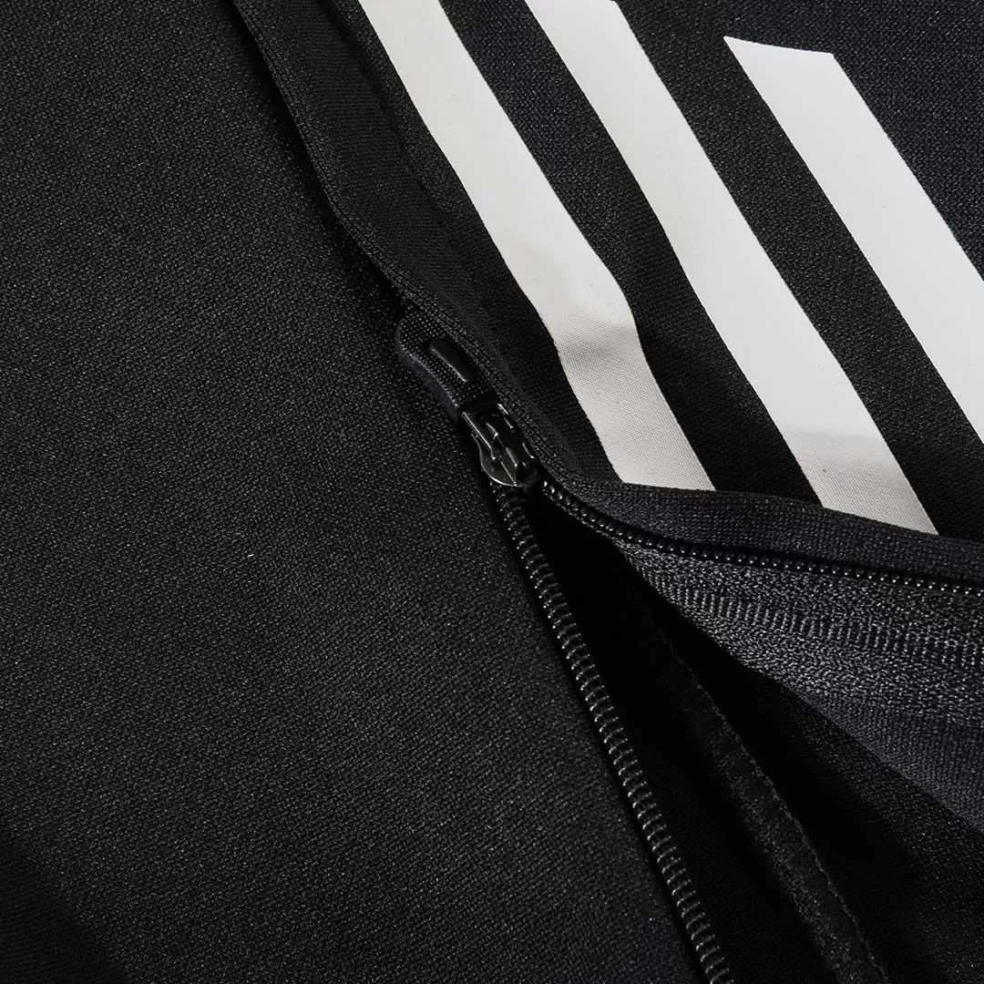 Real Madrid 1/4 Zip Tracksuit 2025/26 Kids Black - Image 24