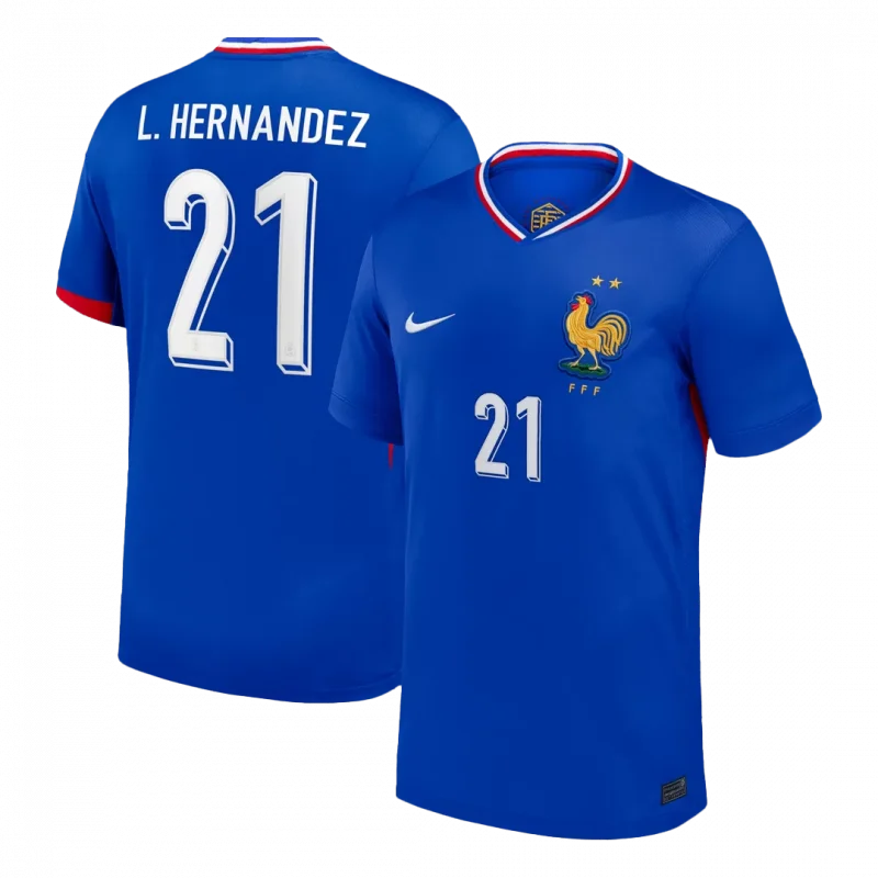 L.Hernandez #21 France Home Soccer Jersey