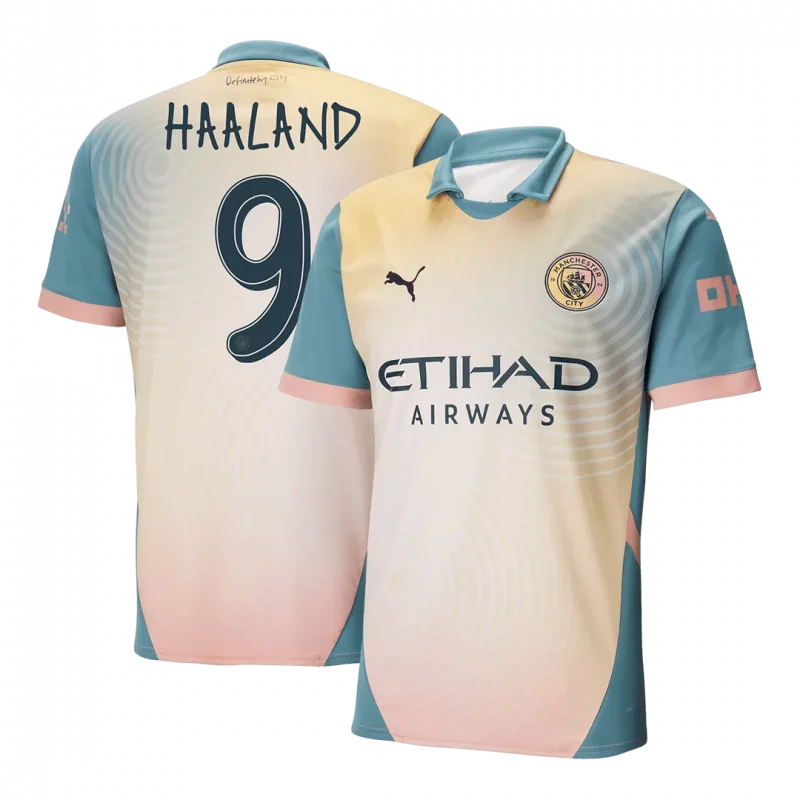 HAALAND #9 Manchester City Fourth Away Soccer Jersey - Definitely City