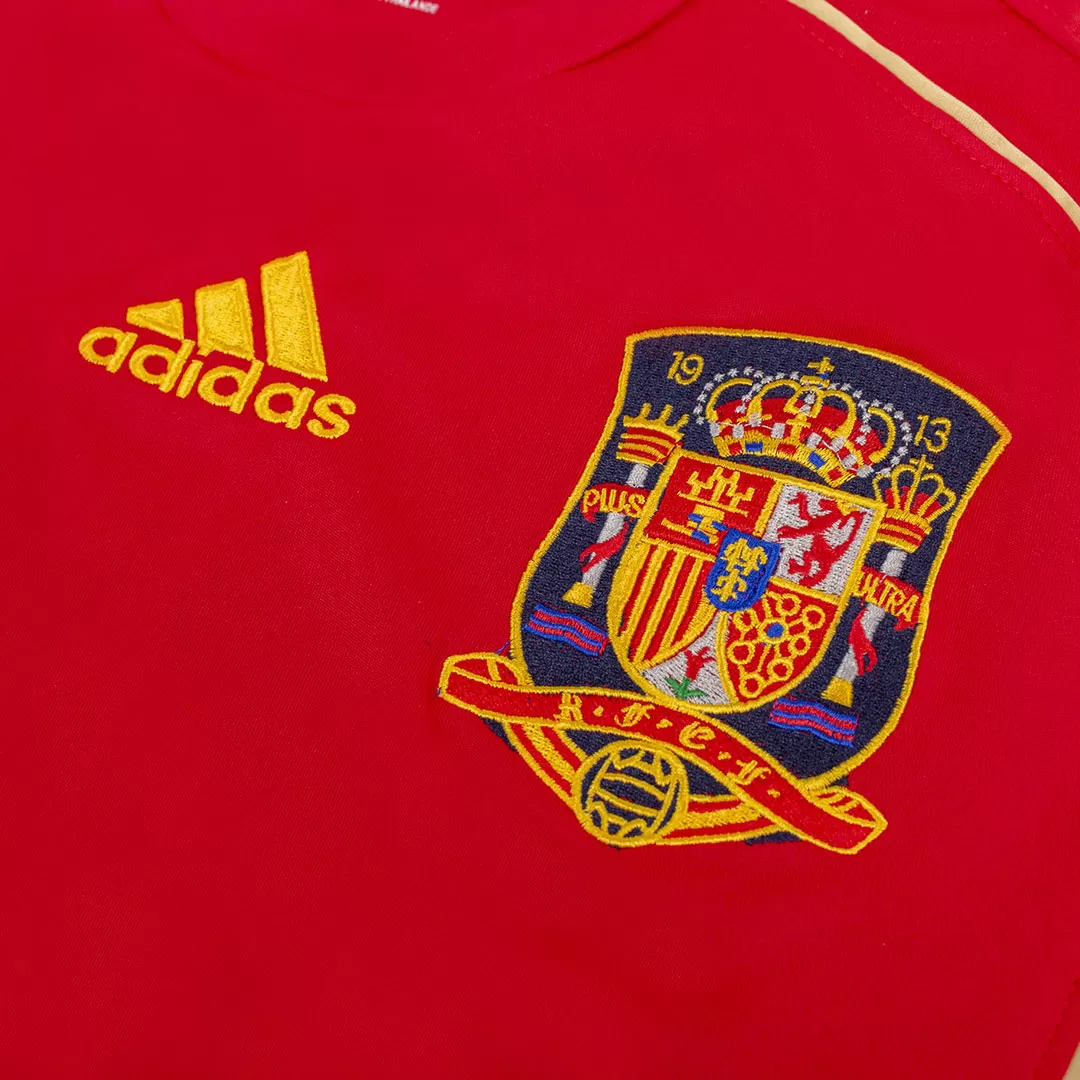 Vintage Soccer Jersey Spain Home 2008 - Image 4