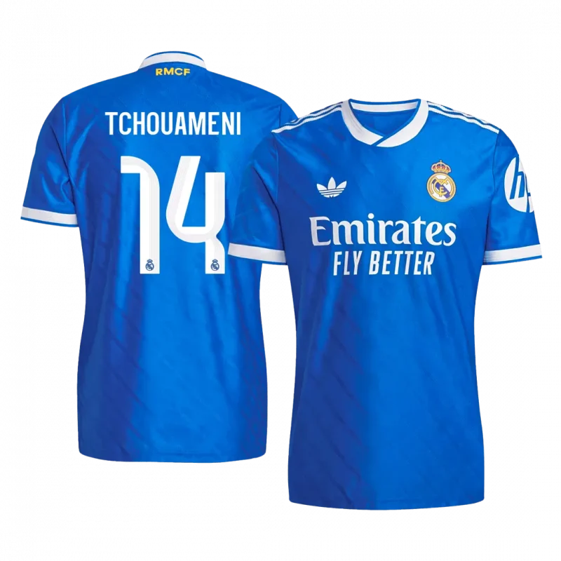 TCHOUAMENI #14 Real Madrid Third Away Authentic Soccer Jersey 2025/26