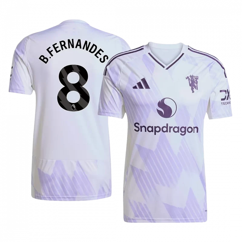 B.FERNANDES #8 Manchester United Away Soccer Jersey 2025/26
