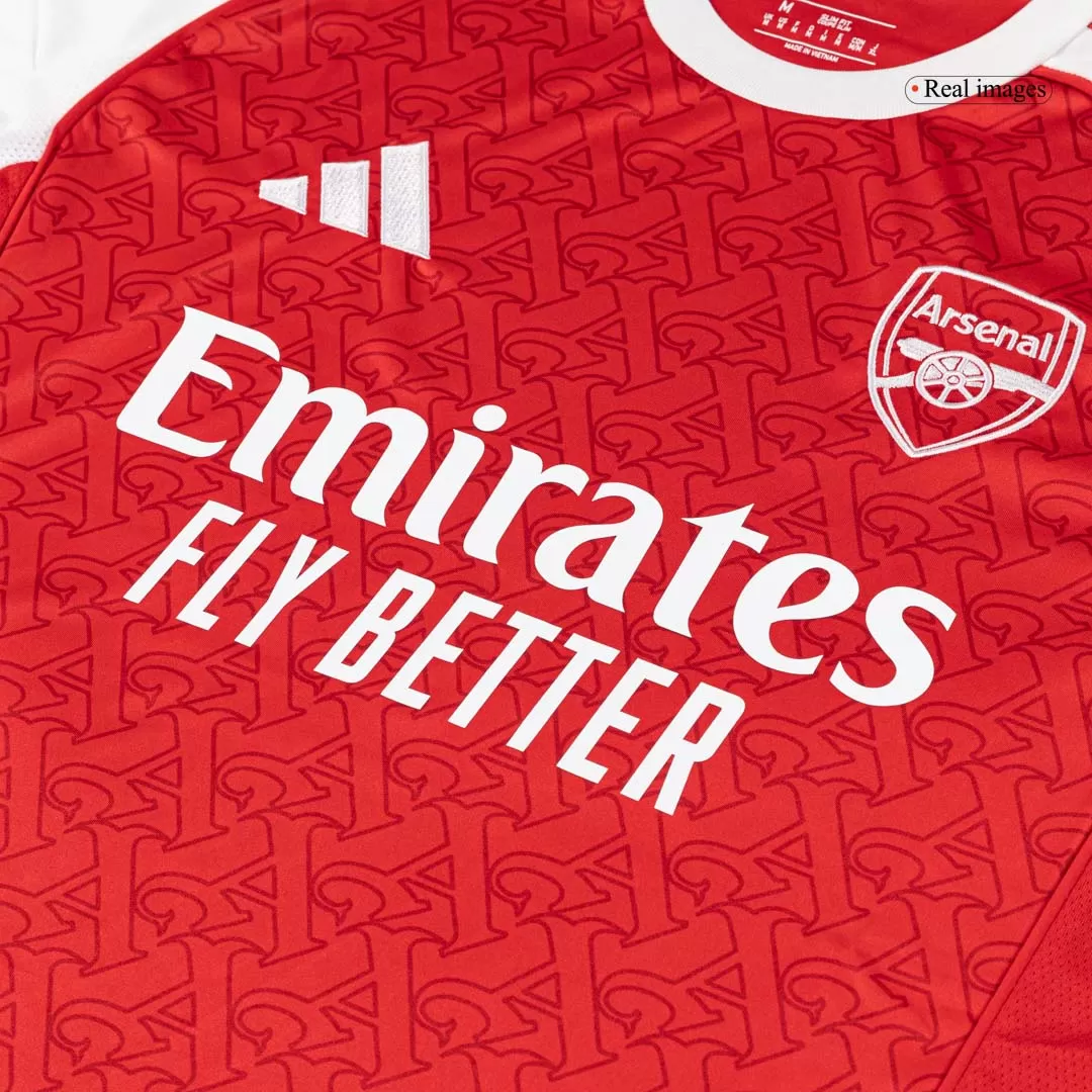 RICE #41 Arsenal Home Soccer Jersey 2025/26 - Image 7