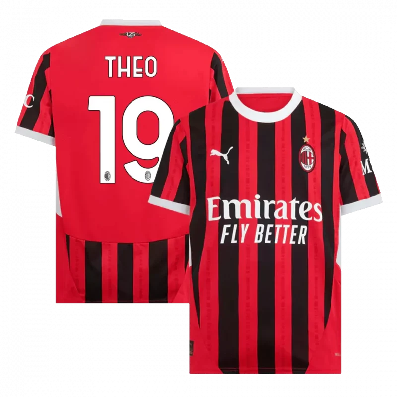 THEO #19 AC Milan Home Soccer Jersey