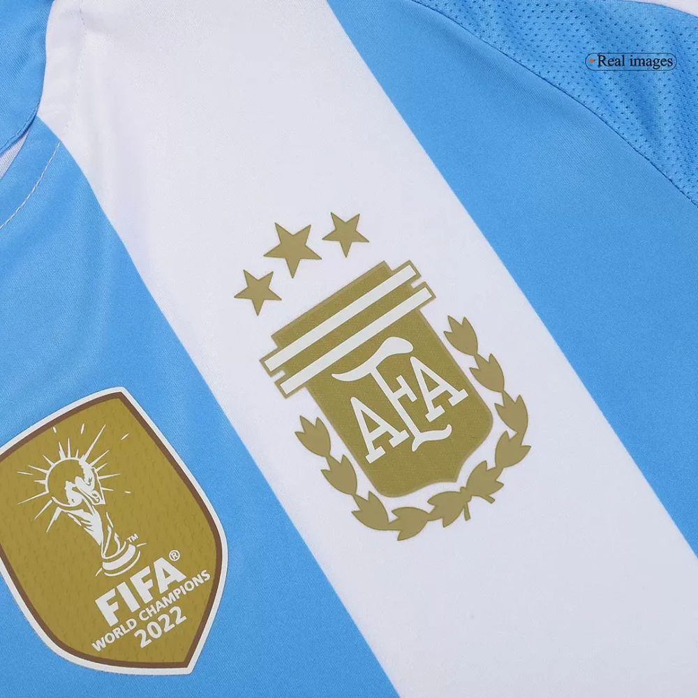 Argentina Home Authentic Soccer Jersey - Image 7