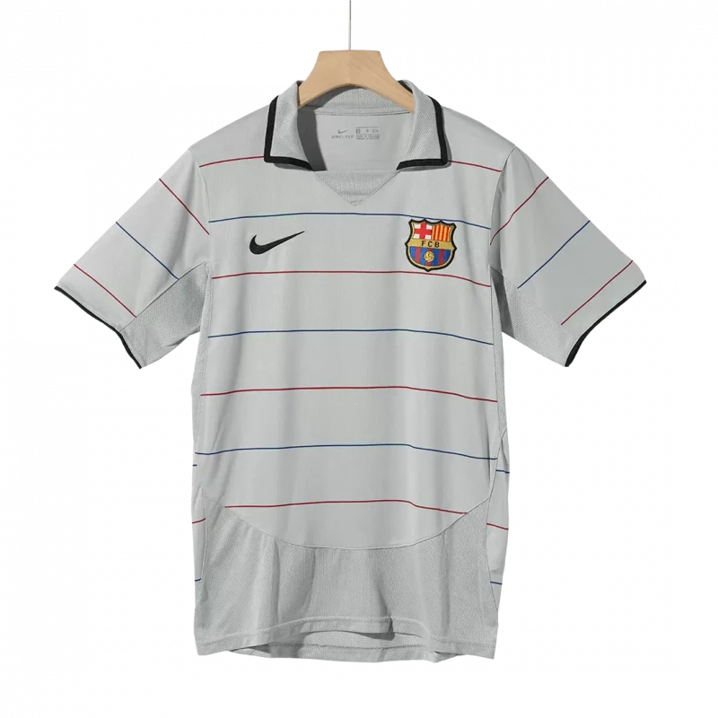 Vintage Soccer Jersey Barcelona Away 2003/04